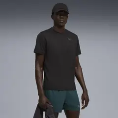 PUMA - Polo Deportivo Hombre Graphics Running Faster Tee M