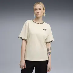 PUMA - Polo Deportivo Mujer Ess Graphic Animal Relaxed Tee
