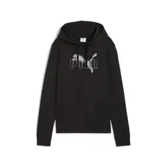 PUMA - Polera Mujer Ess Logo Lab Hoodie Fl