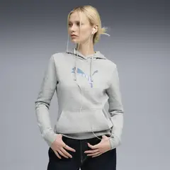 PUMA - Polera Mujer Ess Logo Lab Hoodie Fl