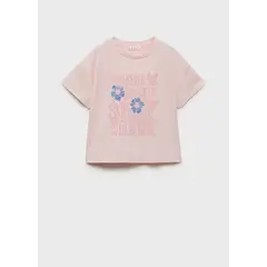 MANGO KIDS - Polo Niña Manga Corta Algodón