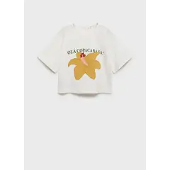 MANGO KIDS - Polo Niña Manga Corta Algodón