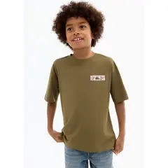 MANGO KIDS - Polo Niño Manga Corta Algodón