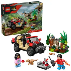 LEGO - Bloques Escape En Auto Todoterreno Y Raptor Al Acecho