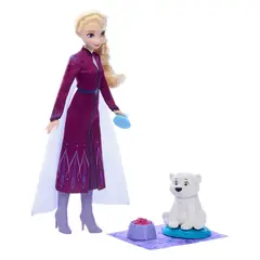 DISNEY - Set De Juego Elsa Con Oso Bebé Frozen