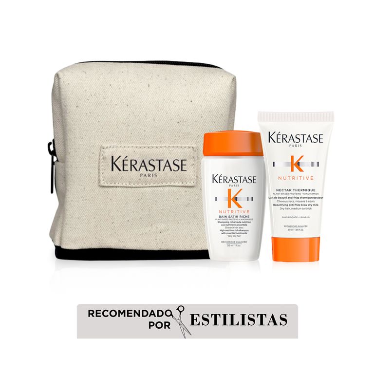 Pack Nutritive Shampoo Bain Riche 80ml + Protector térmico 50ml