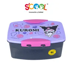 SCOOL - Taper División Con Cubiertos 1.1 Lt Kuromi