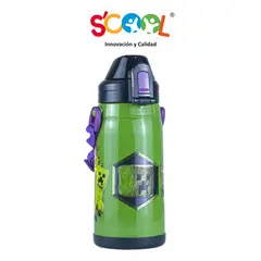 SCOOL - Tomatodo Térmico 400ml Sin Caña Minecraft