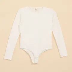 ELEVEN - Body Manga Larga Niña Algodón