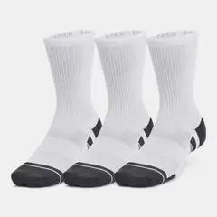 UNDER ARMOUR - Calcetines Performance Tech 3pk Crew-wht