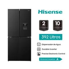 Hisense - Refrigeradora French Door 392L RQ3P431NMBA Hisense.