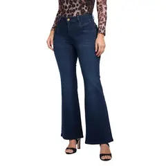 VRP BY VIVIANA RIVAS PLATA - Jean Flare Tiro Alto Mujer Vrp By Viviana Rivas Plata.