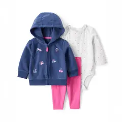 CARTER'S - Conjunto Bebé Niña 3 Piezas Carters