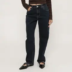 SYBILLA - Jean Mom Tiro Medio Mujer