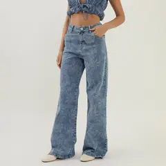 BASEMENT - Pantalón Straight Mujer