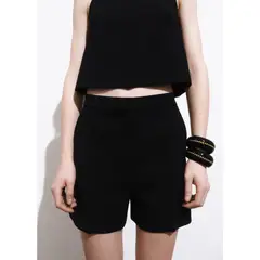 MANGO - Short Tiro Alto Mujer