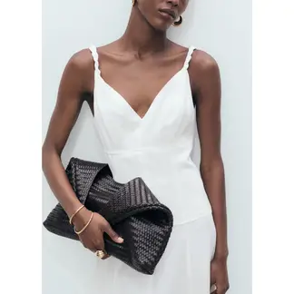 MANGO - Vestido Largo Mujer