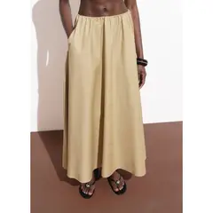 MANGO - Falda Larga Mujer