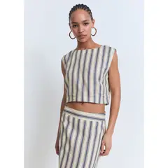 MANGO - Top Sin Mangas Mujer