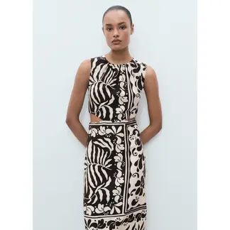 MANGO - Vestido Midi Mujer