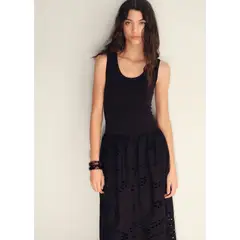 MANGO - Vestido Largo Mujer