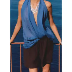 MANGO - Short Tiro Medio Mujer Mango.