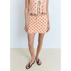 MANGO - Falda Corta Mujer