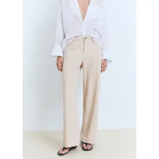 MANGO - Jean Straight Tiro Medio Mujer