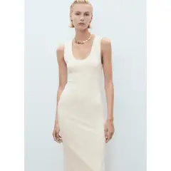 MANGO - Vestido Largo Mujer