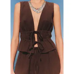 MANGO - Top Sin Mangas Mujer