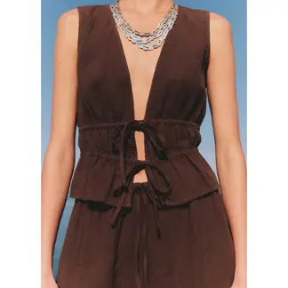 MANGO - Top Sin Mangas Mujer