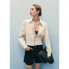 MANGO - Short Tiro Alto Mujer