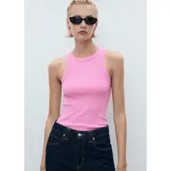 MANGO - Top Sin Mangas Mujer