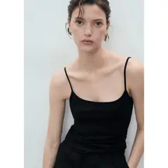 MANGO - Top Sin Mangas Mujer