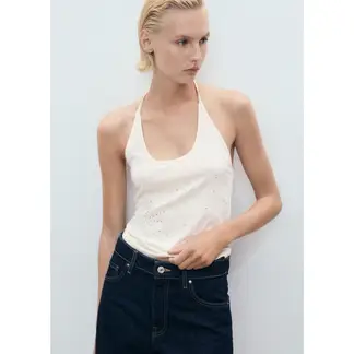 MANGO - Top Sin Mangas Mujer