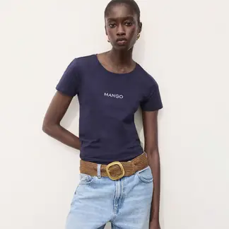MANGO - Polo Manga Corta Mujer