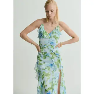 MANGO - Vestido Largo Mujer