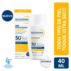 BIODERMA - Protector Solar Photoderm XDefense Ultra-Fluido Tono Invisible