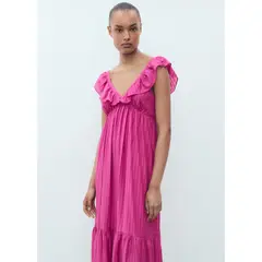 MANGO - Vestido Largo Mujer