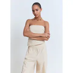 MANGO - Top Sin Mangas Mujer