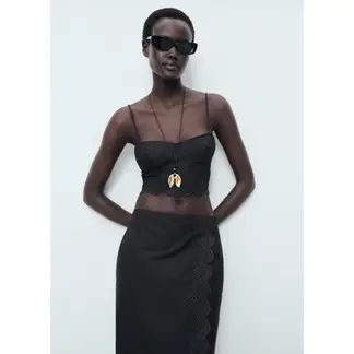 MANGO - Top Sin Mangas Mujer