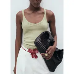 MANGO - Top Sin Mangas Mujer