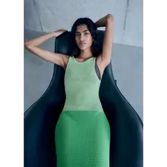 MANGO - Vestido Largo Mujer