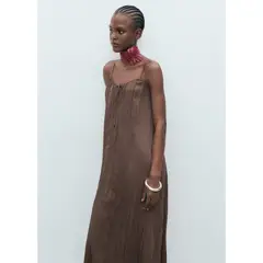 MANGO - Vestido Largo Mujer