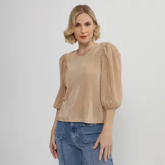APOLOGY - Blusa Manga Corta Mujer x Viviana Rivas Plata