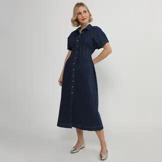 APOLOGY - Vestido Midi Mujer x Viviana Rivas Plata