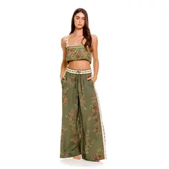 AGUA BENDITA - Pantalón Suelto Mujer