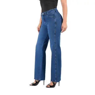 VRP BY VIVIANA RIVAS PLATA - Jean Straight Tiro Medio Mujer