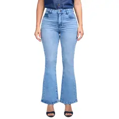 VRP BY VIVIANA RIVAS PLATA - Jean Flare Tiro Medio Mujer