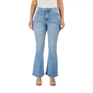 VRP BY VIVIANA RIVAS PLATA - Jean Flare Tiro Medio Mujer